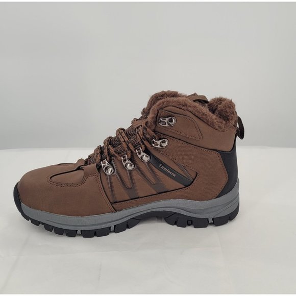 Lamincoa Winter Snow Hiking Boots For Women Fur-Lined (Size 6) Brown - Picture 6 of 13